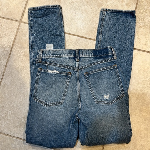 Abercrombie & Fitch The 90s Skinny High Rise Destroyed Jeans 6 Ripped - Picture 7 of 7